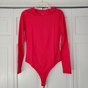 Woolx Sophia Bodysuit Hot Pink Small